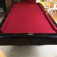 UGA Themed Pool Table Signed by Buck Belue